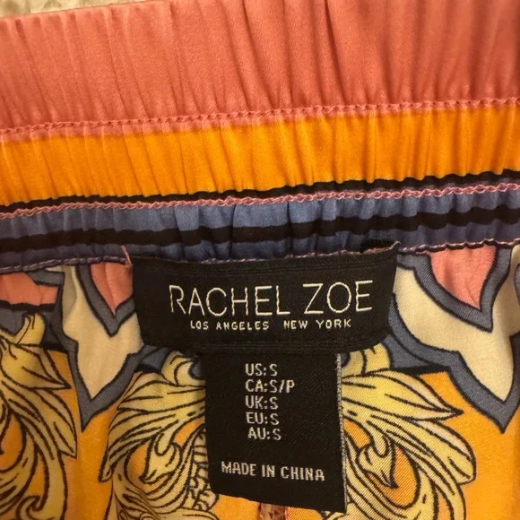 NWOT Rachel Zoe Pink and Orange Geometric two piece set - Picture 10 of 16
